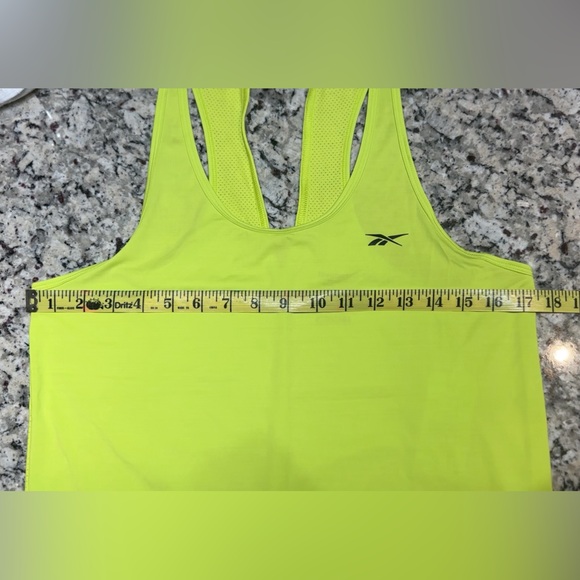 Reebok Neon Green Racerback Athletic Tank Top Women’s Size M NWT Activewear - Picture 5 of 6